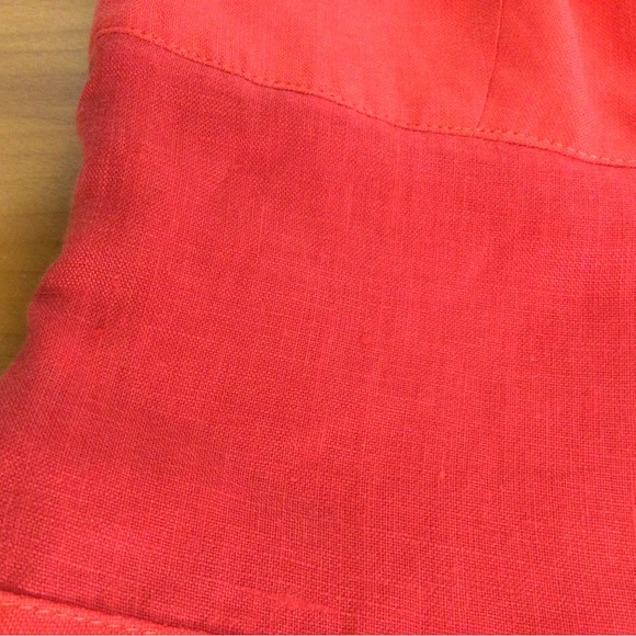 Geary Roark Linen Mini Dress Size 6 Colorblock Sleeveless Women Preppy - Picture 13 of 15